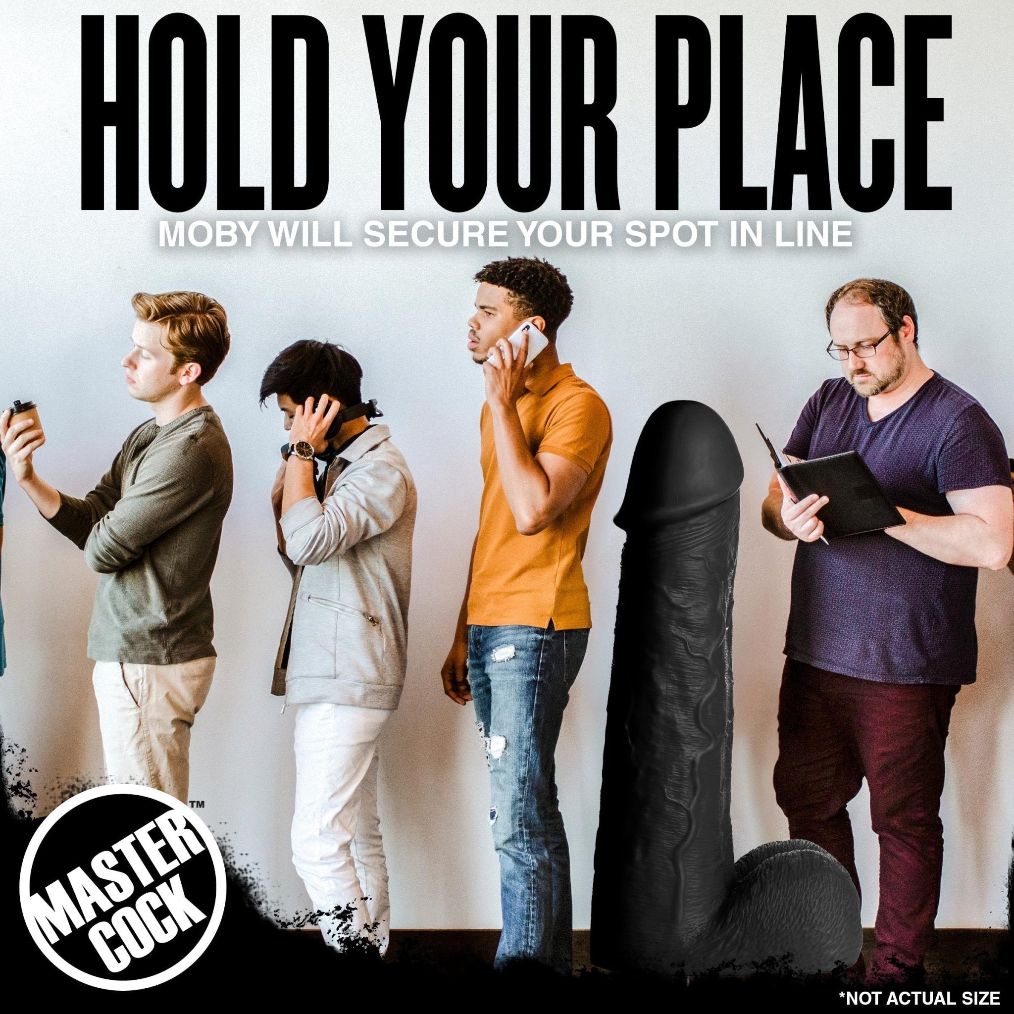 Moby 2 Foot Tall Super Dildo - BlackSexual Wellness - Rise and Effect