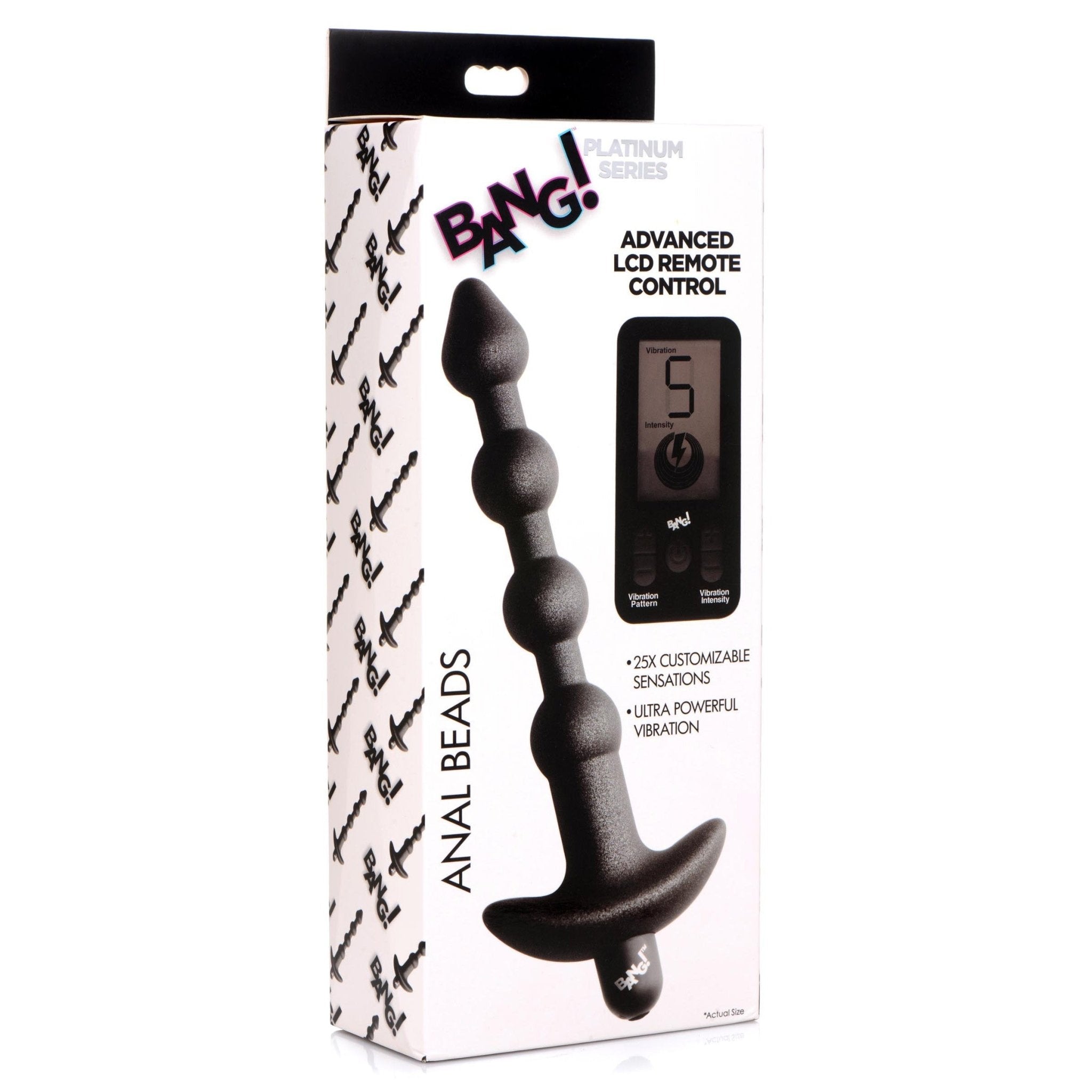 25X Platinum Series Anal Beads with Remote ControlSexual Wellness - Rise and Effect