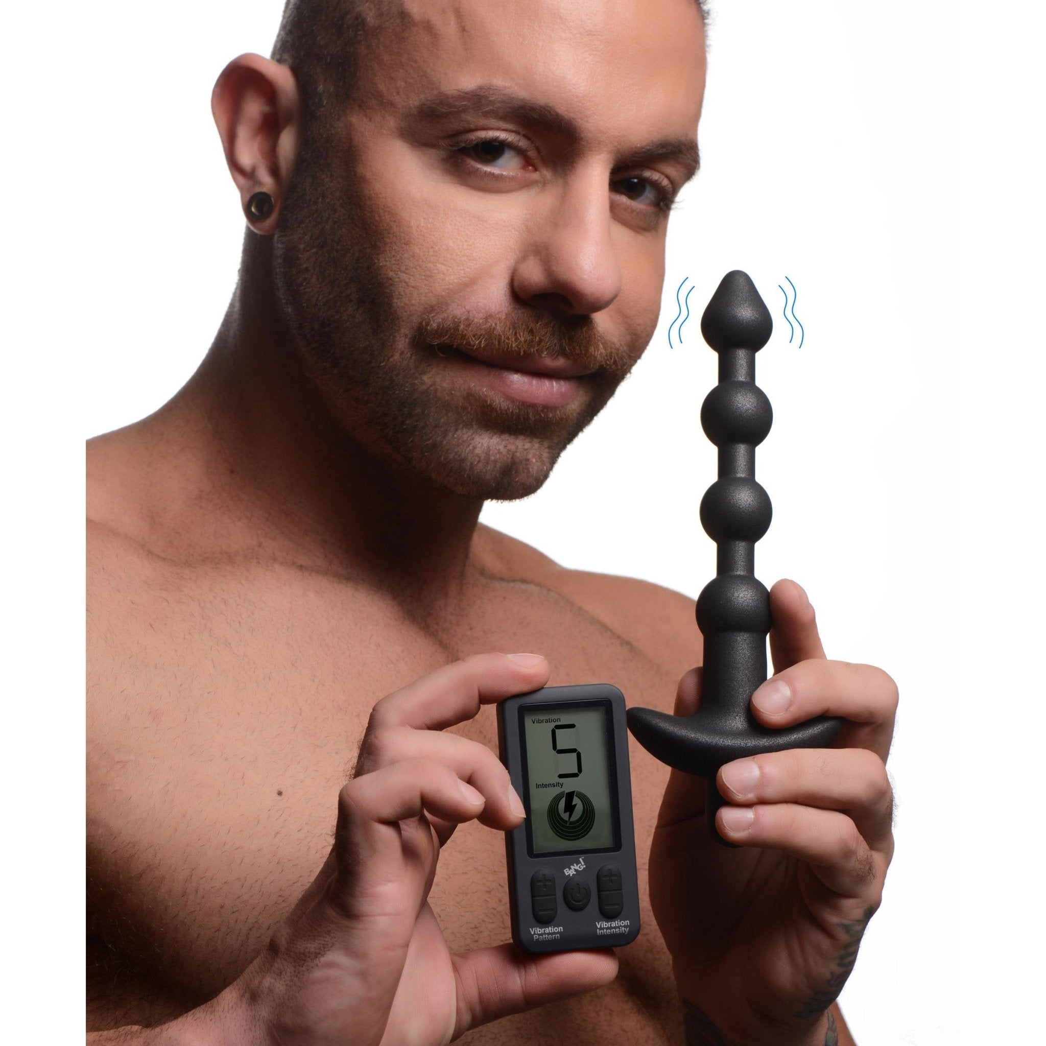 25X Platinum Series Anal Beads with Remote ControlSexual Wellness - Rise and Effect