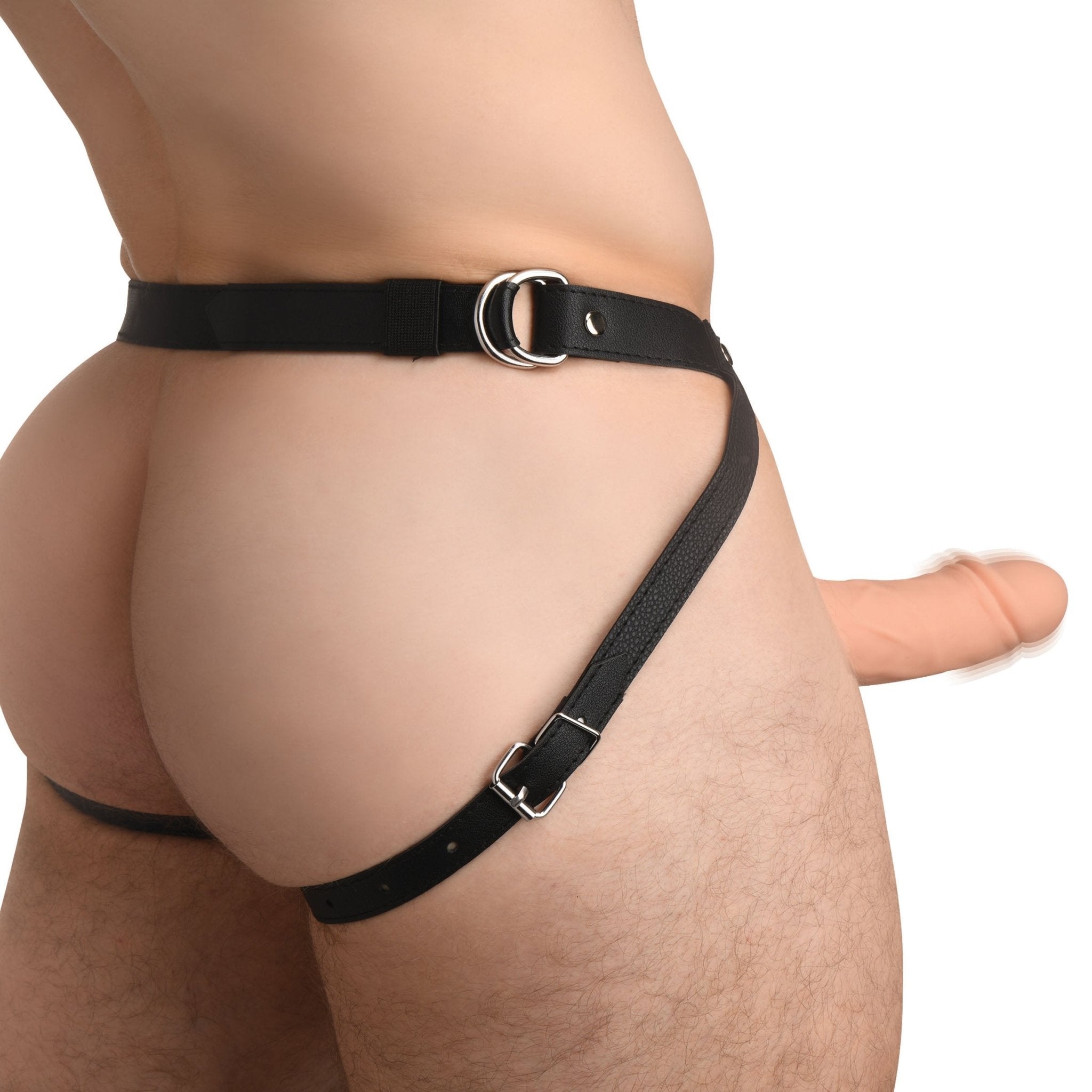2" Erection 28X Realistic Vibrating Silicone Penis Sheath w/ Remote - Sexuall Wellness - Rise and Effect