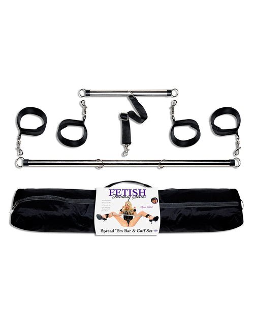 Fetish Fantasy Series - Spread 'Em Bar and Cuffs SetSexual Wellness - Rise and Effect