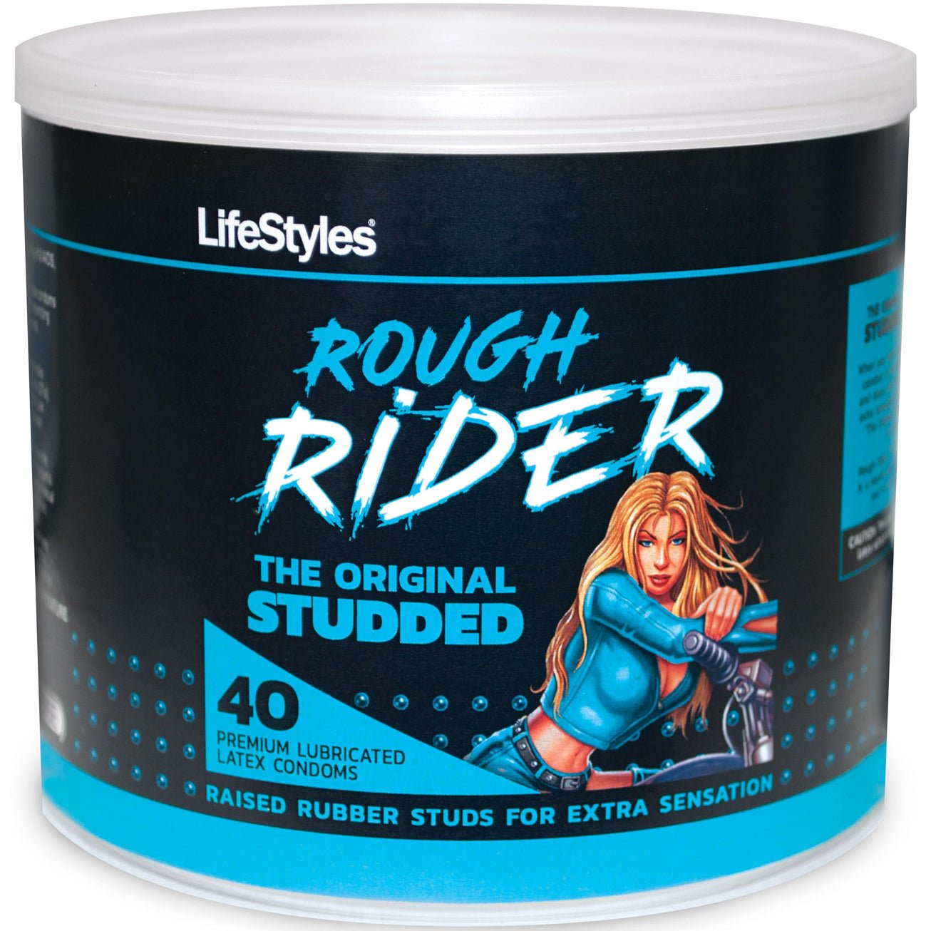 Lifestyles Rough Rider - 40 Count JarSexuall Wellness - Rise and Effect
